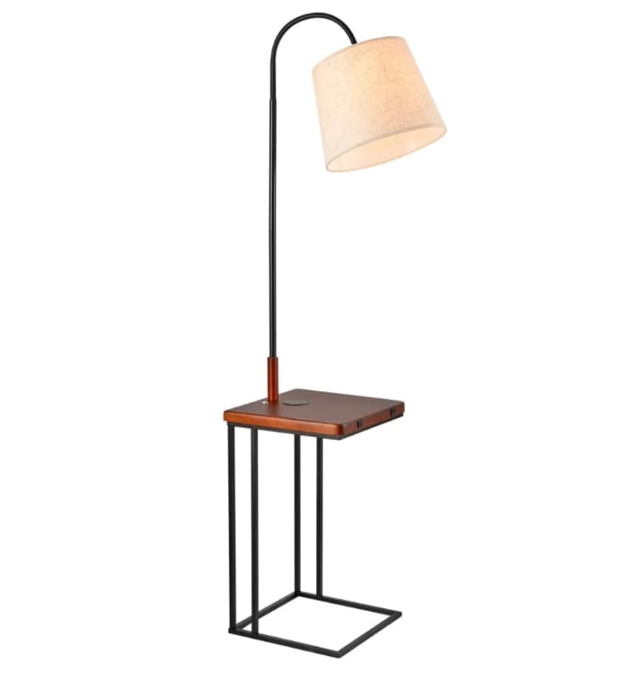Modern Wireless Charging LED Lamp Stand Floor Lamp Standing Light With Touch Switch Free Adjustment Luminous Light for  Home