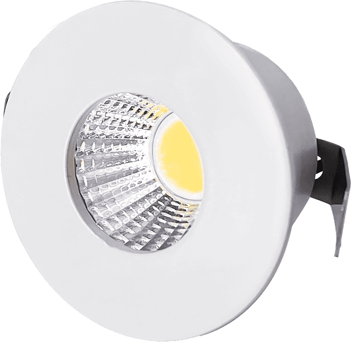 Wholesale Stock Cob Indoor Recessed LED Commercial Downlight 3W Modern Ceiling Light Aluminum Body Warm White 3000K IP65 Rating