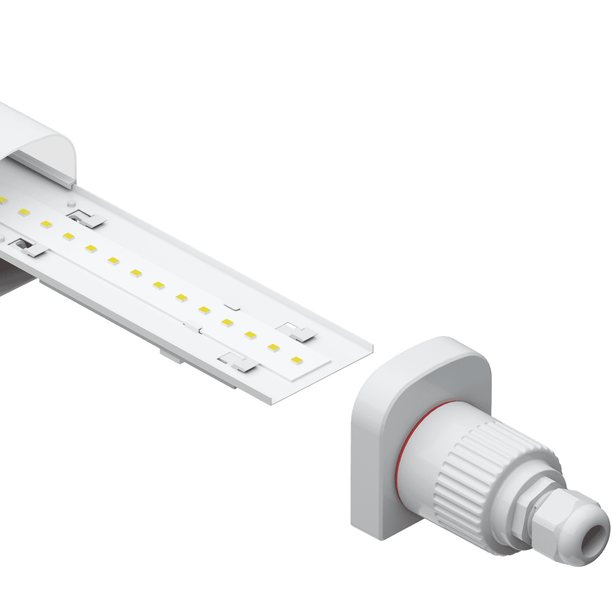 Wholesale Led Triproof Light 120lm/w 18w 36w 48w IP66 for Outdoor Certificate CE RoHS 3000K 4000K 6000K
