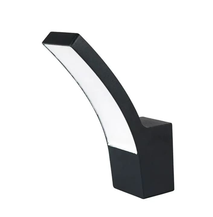 Hot Sale Black Modern Design Moon Fence Light IP65 Led Outdoor Light Wall Lamp for Garden Park 12W