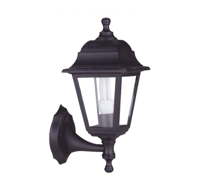 New Classical Antique Exterior Wall Lights Plastic Garden Mounted Lantern Waterproof Outdoor Led Wall Lighting Fixture