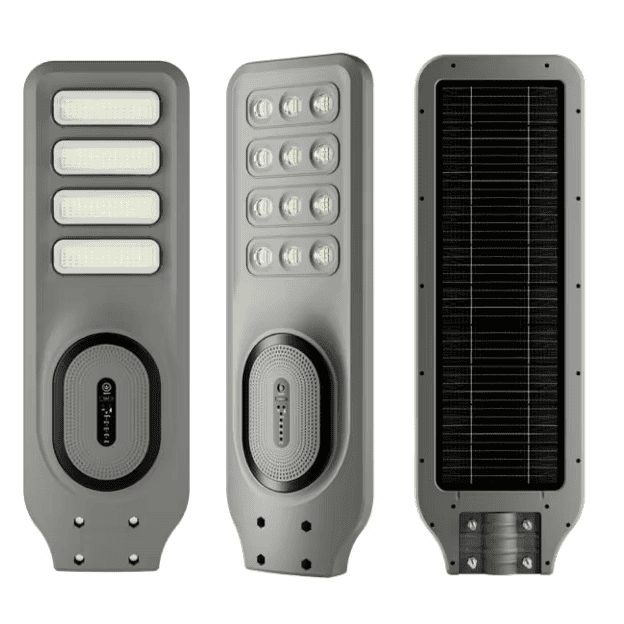 300W 400W Intelligent Solar Street Light Outdoor Radar Induction Ip65 Waterproof with Solar Panel Led Street Light Audio System