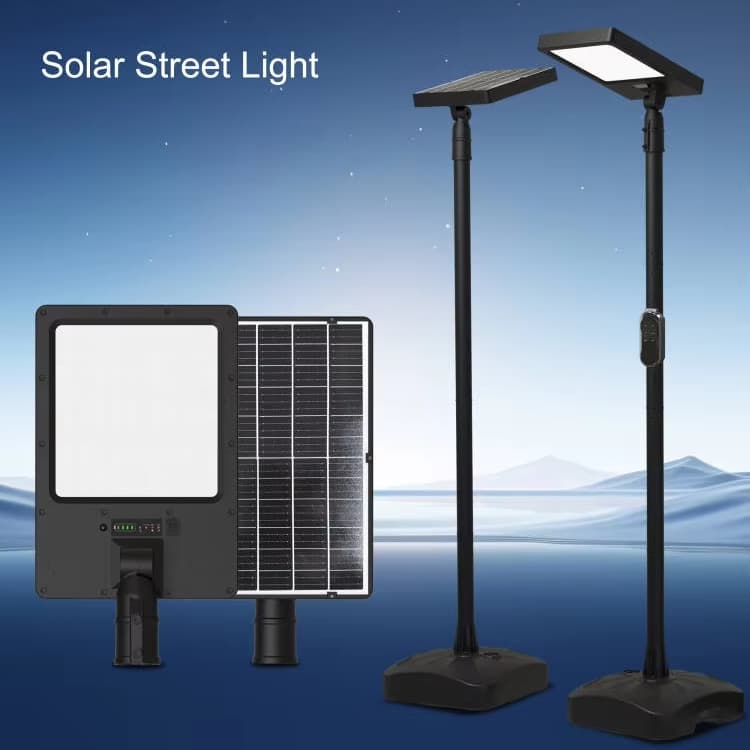Outdoor Waterproof LED Street Light ABS Solar Energy Lamp with Remote Control IP54 LED Solar Garden Lights for Road Lighting