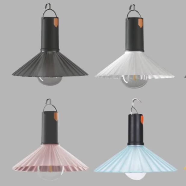 Modern Rechargeable LED Camping Lamp with Dimming Feature for Outdoor Night Market Small Stall Garden Decorative Light