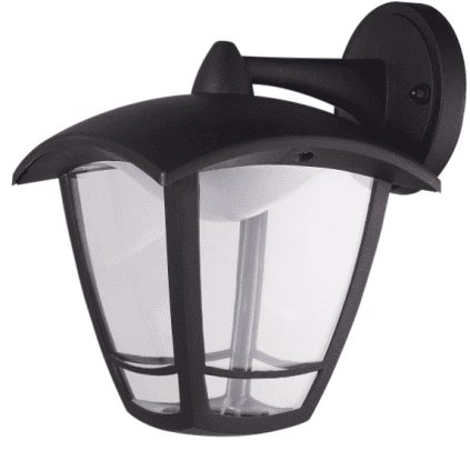 European Style Waterproof IP54 Outdoor Wall Sconce Plastic Base LED Light Square Shape for Garden Usage