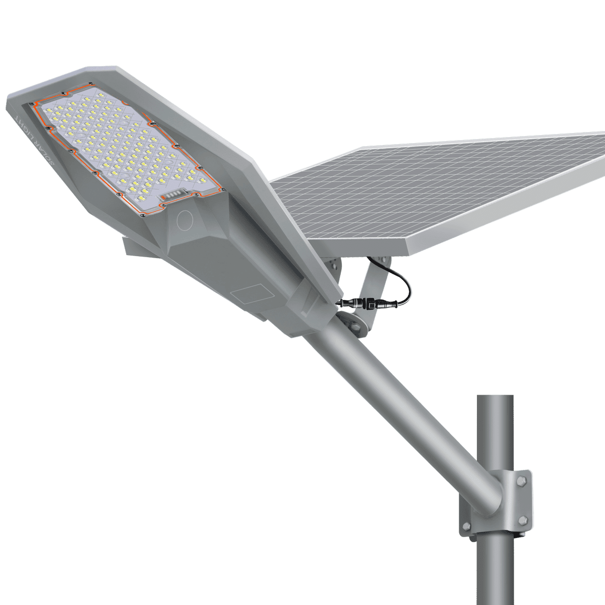 Wholesale Led Split Panel Solar Street Light Lamp Starship Bracket Included  Remote Control 100w 200w 300w 400w 500w 600w