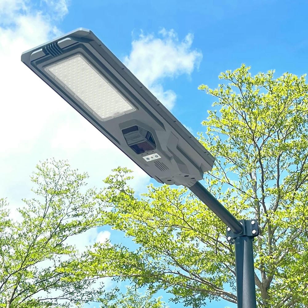 Led Large Solar Street Light with Smart Light Control Remote Control radar Sensor Discharge