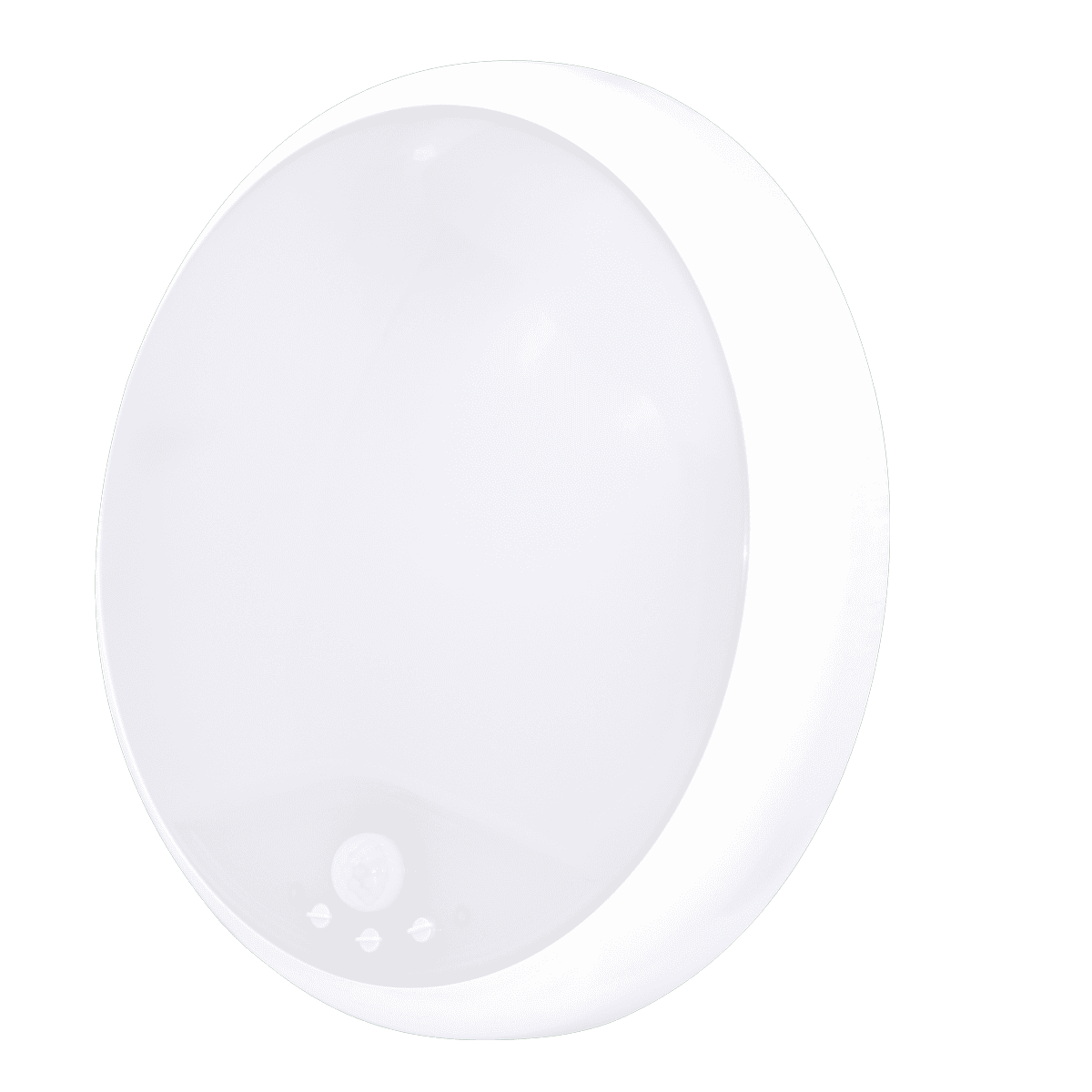 New White Round Power Adjustable 12-18-24w Bulkhead Light With PIR 3CCT Waterproof IP65 Warranty 5 Years AC165-265V