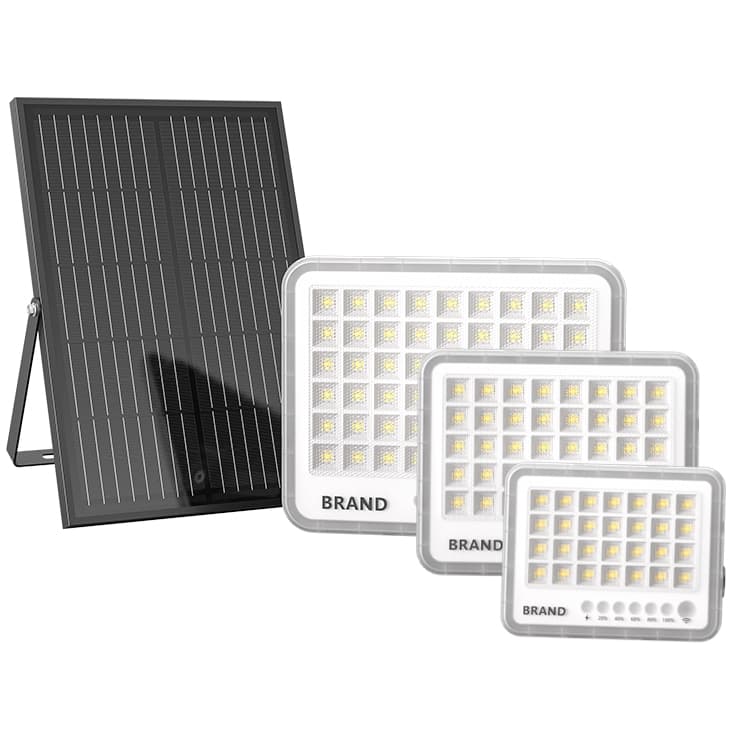 Factory Direct Sale 100W-300W IP65 ABS Solar LED Wall Light Flood Light for Road Application