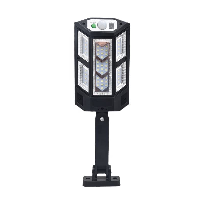 Everstar Modern LED Solar Wall Lamp Waterproof Outdoor Garden Lighting Remote Control with Human Sensing for Streets Lawns
