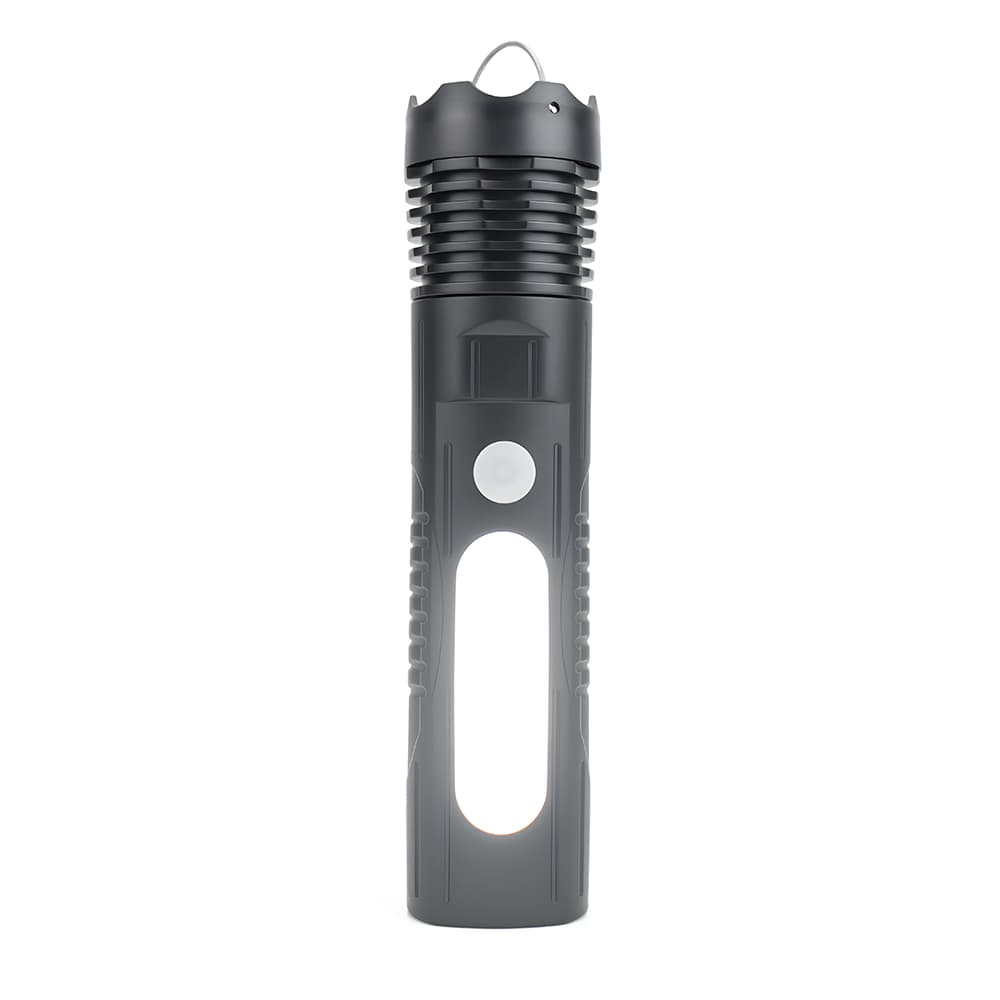 OutdoorLED COB Telescopic Zoom Flashlight ABS Material AAA Dry Battery Mini Flashlight for Hiking Camping