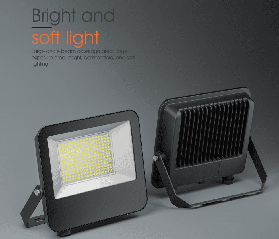 Economical 10W-200W SMD LED Flood Light AC220-240V IP65 Waterproof Landscape Use CCT & Motion Sensor Selectable Outdoor