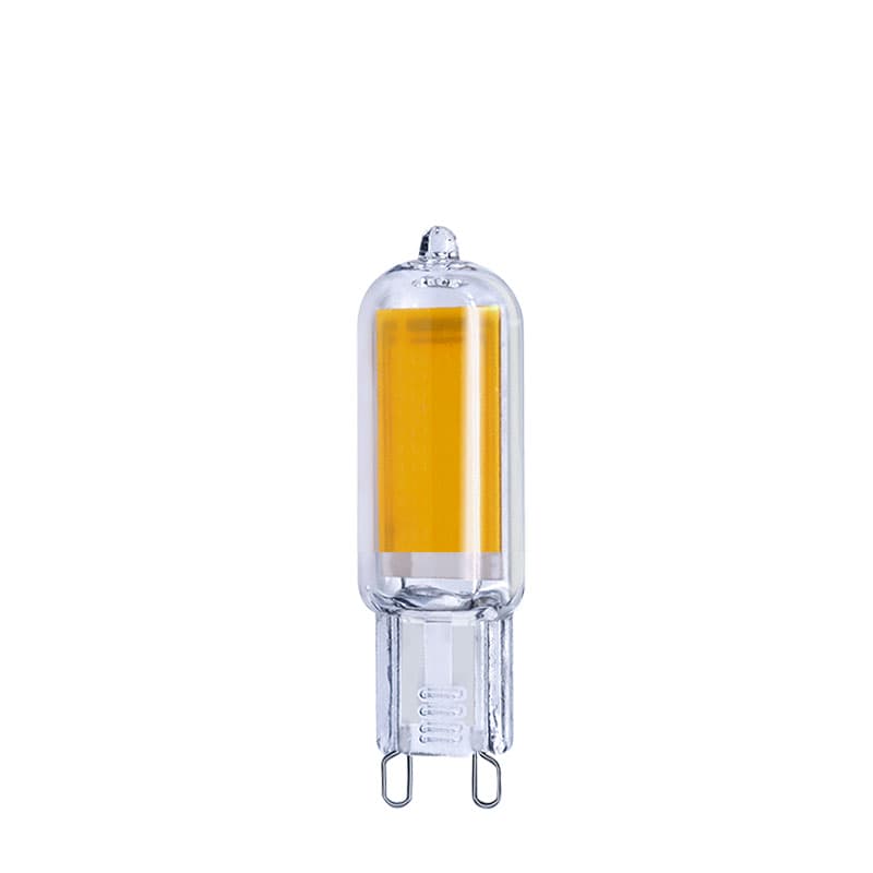 COB G9 2W 3.5W Glass Body LED-G9 Bulb CE/RoHS Certified Replacement Halogen Lamp 220V CRI80 20000h 2-Year Warranty Multi-Color