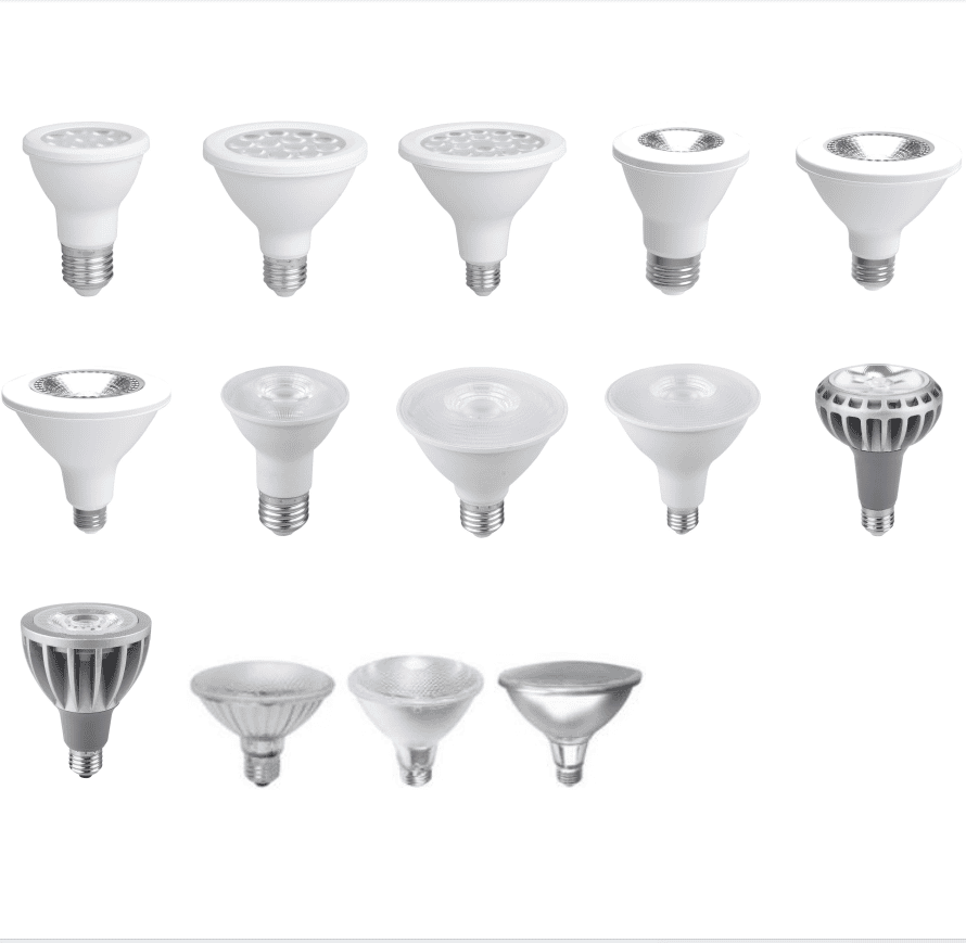 AC175-265V 8-40W SMD PAR20/PAR30/PAR38 LED Lamp Bulb E27 Aluminum Hotel Professional Spot Light 2-Year Warranty Dimmable