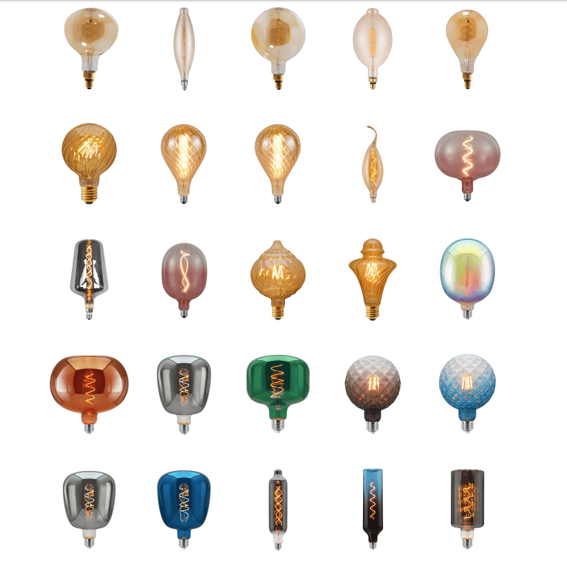 Beautiful Ornate Special Shape LED Lamp Bulb Decorative Filament 4W AC220-240V COB Glass 2200K/2700K 240 Lumens Residential
