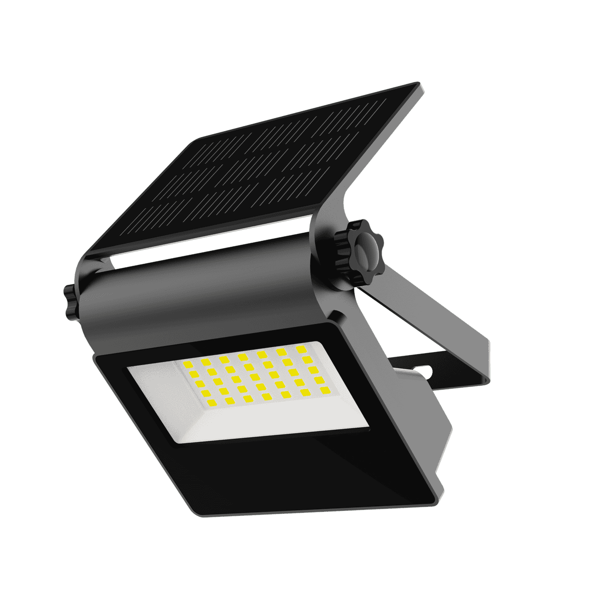 All in One Solar Floodlight High Brightness with radar Sensors IP65 Folded Outdoor Solar LED Reflector
