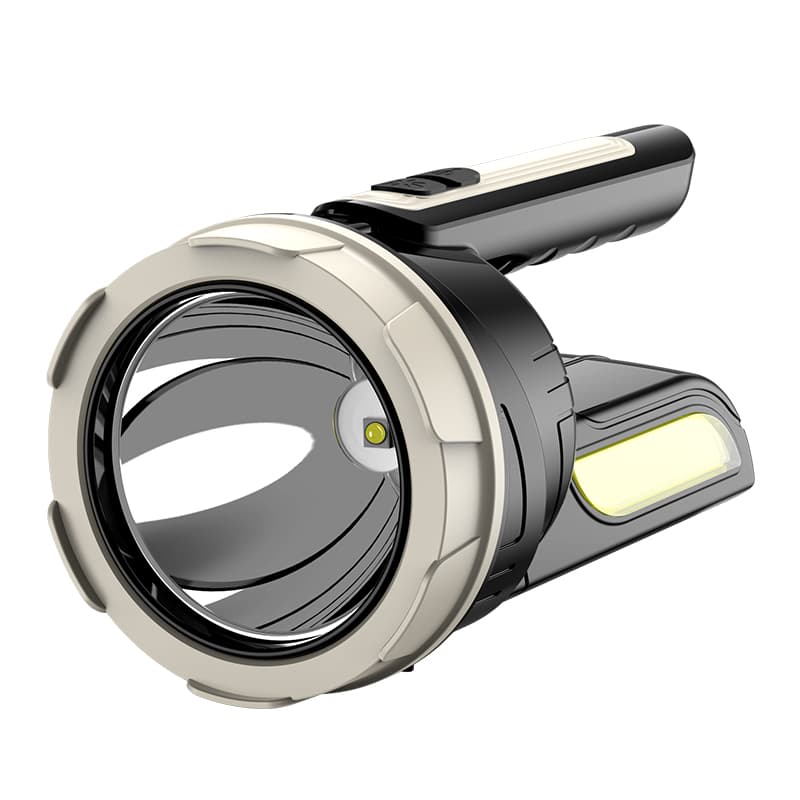 Hot Super Bright Abs Usb Type-c Rechargeable Built-In Battery Led Torch Tactical Flashlight Search Light for Camping Outdoor