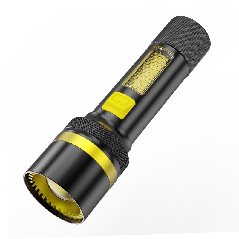New High Brightness Flashlight Torches Led Super Bright Rechargeable Red Led Cob Flash Light Flashlight Emergency Flashlights