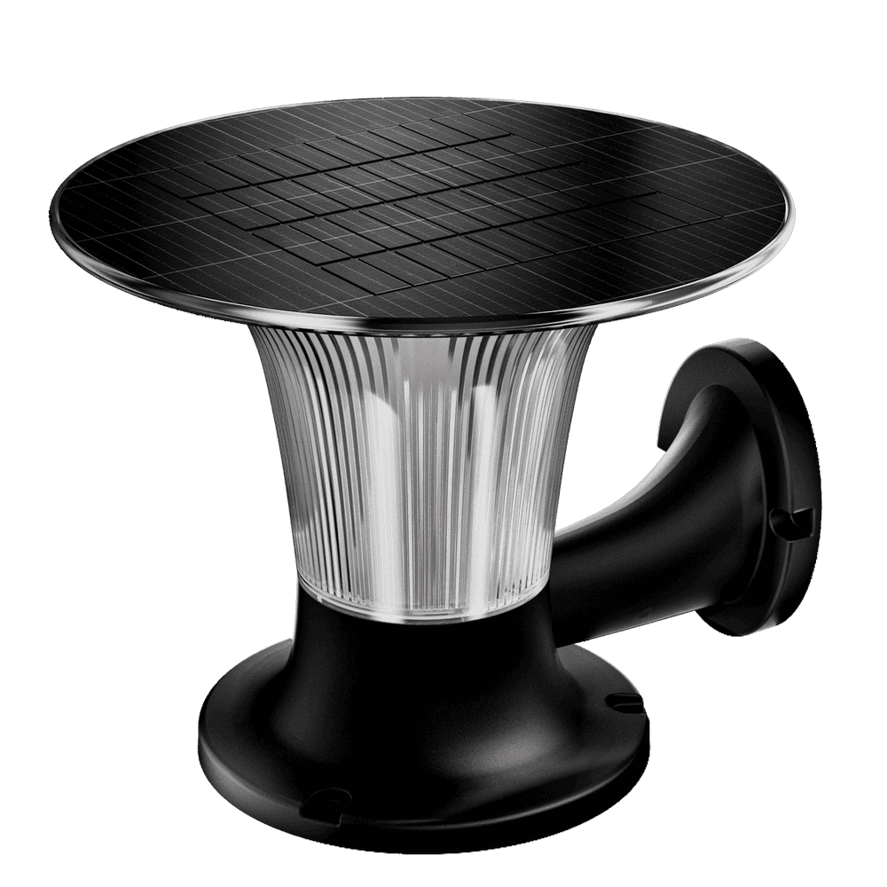 2 Fixtures LED Solar Garden Light IP65 CCT Wall Light Pillar Lamp 3-Year Warranty Water-Resistant Lithium Battery Radial Light