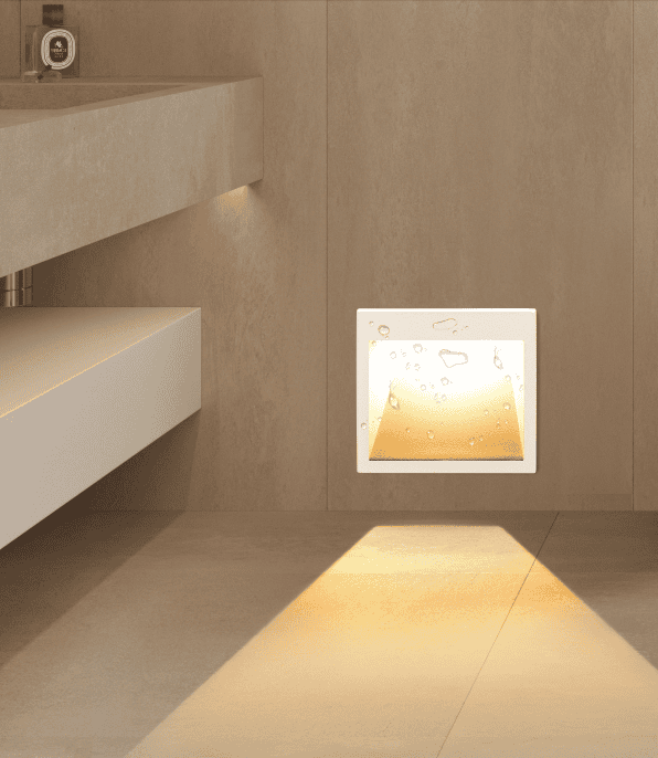 Indoor&Outdoor LED Wall Corner Lamp Stair Decorative Light Aluminum IP65 Waterproof Small Square Corner Light