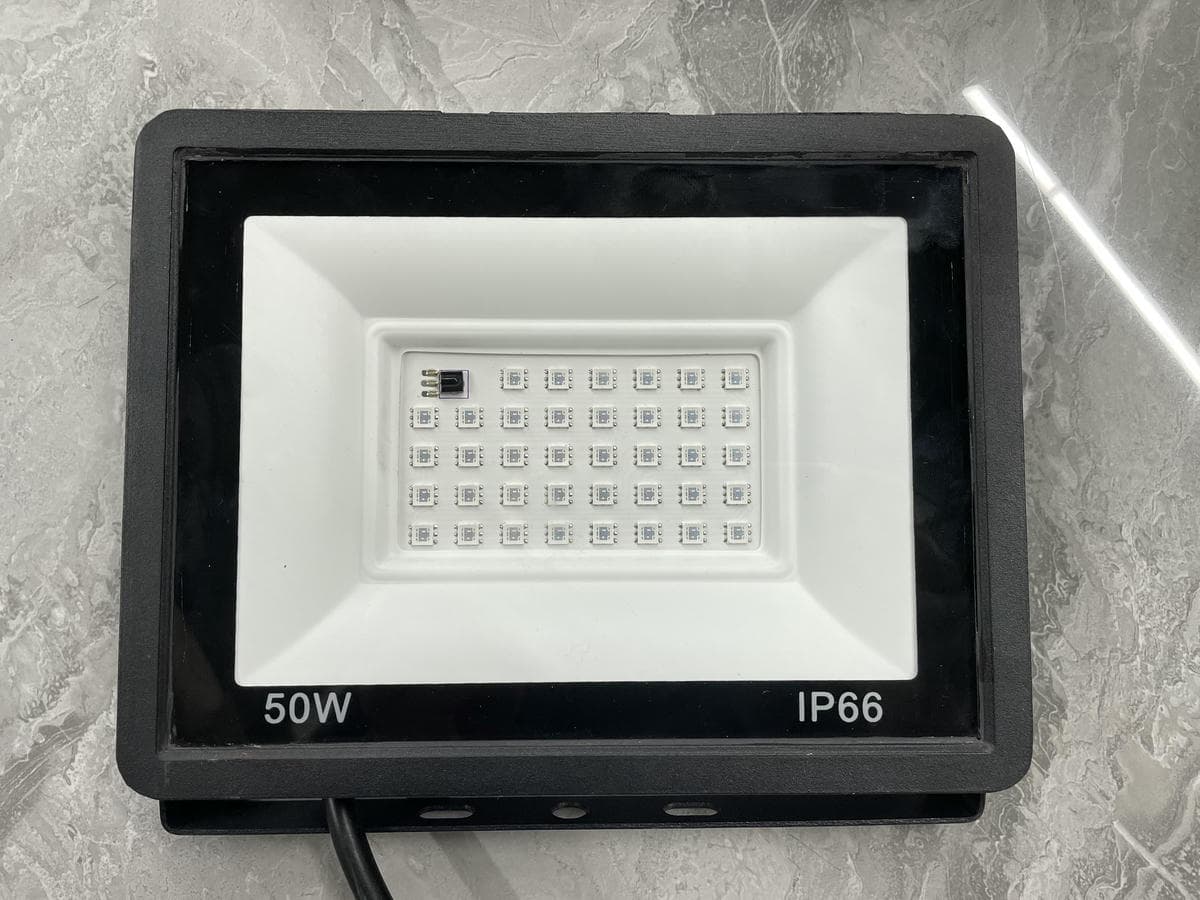 RGB Flood Light Aluminum SMD5054 AC100-240V IP65 Waterproof Garden Outdoor Decorative Landscape Remote Control Dimmable High