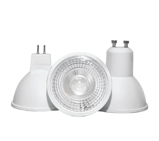 Hot Selling High Performance AC 165-245V Gu5.3 Plastic LED Bulbs 5W Ra80 550 Lumens 6000K 20000 Hours Residential Spotlight