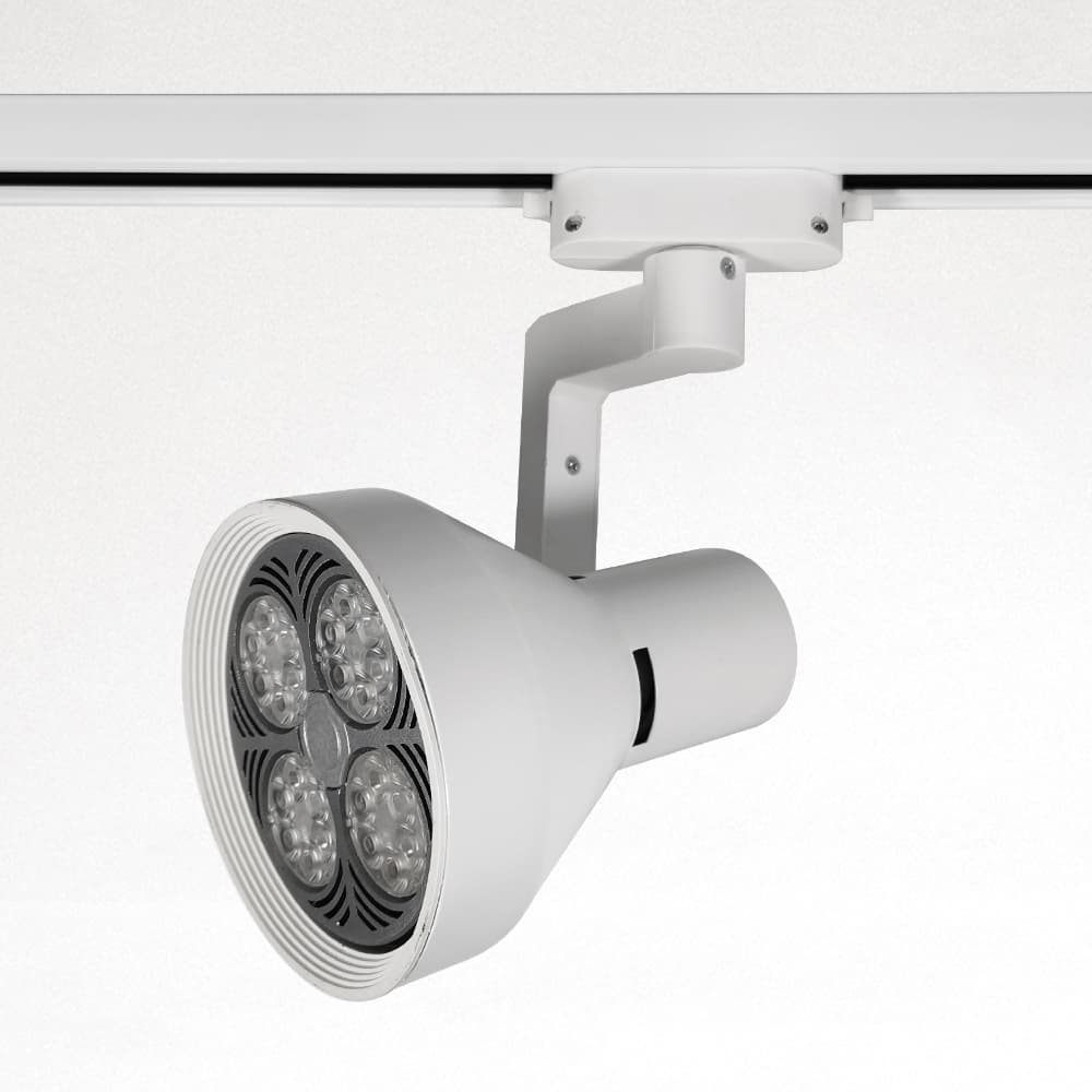 PAR30 Tracking Light Housing with E27 Lamp Holder for Indoor Home&Hotel Decorative Tracking Light Housing