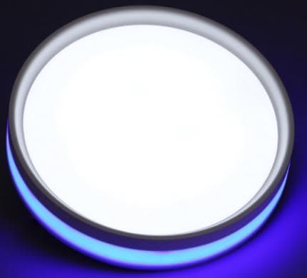 Ultra Thin RGB Side Light Surface LED Panel Light Dual Control Aluminum+PC Material Modern Living Room 24W Dimming IP20 2-Year
