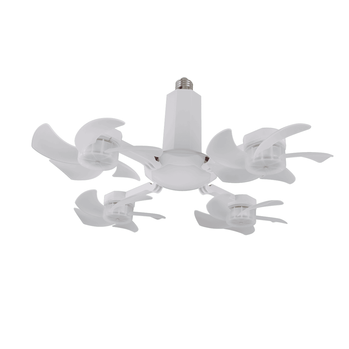 Designer Smart 3x5 Blades Ceiling Fan with E27 Base DC Motor Remote Control Switch Hotel Bedroom Decorative Recessed Fan Light