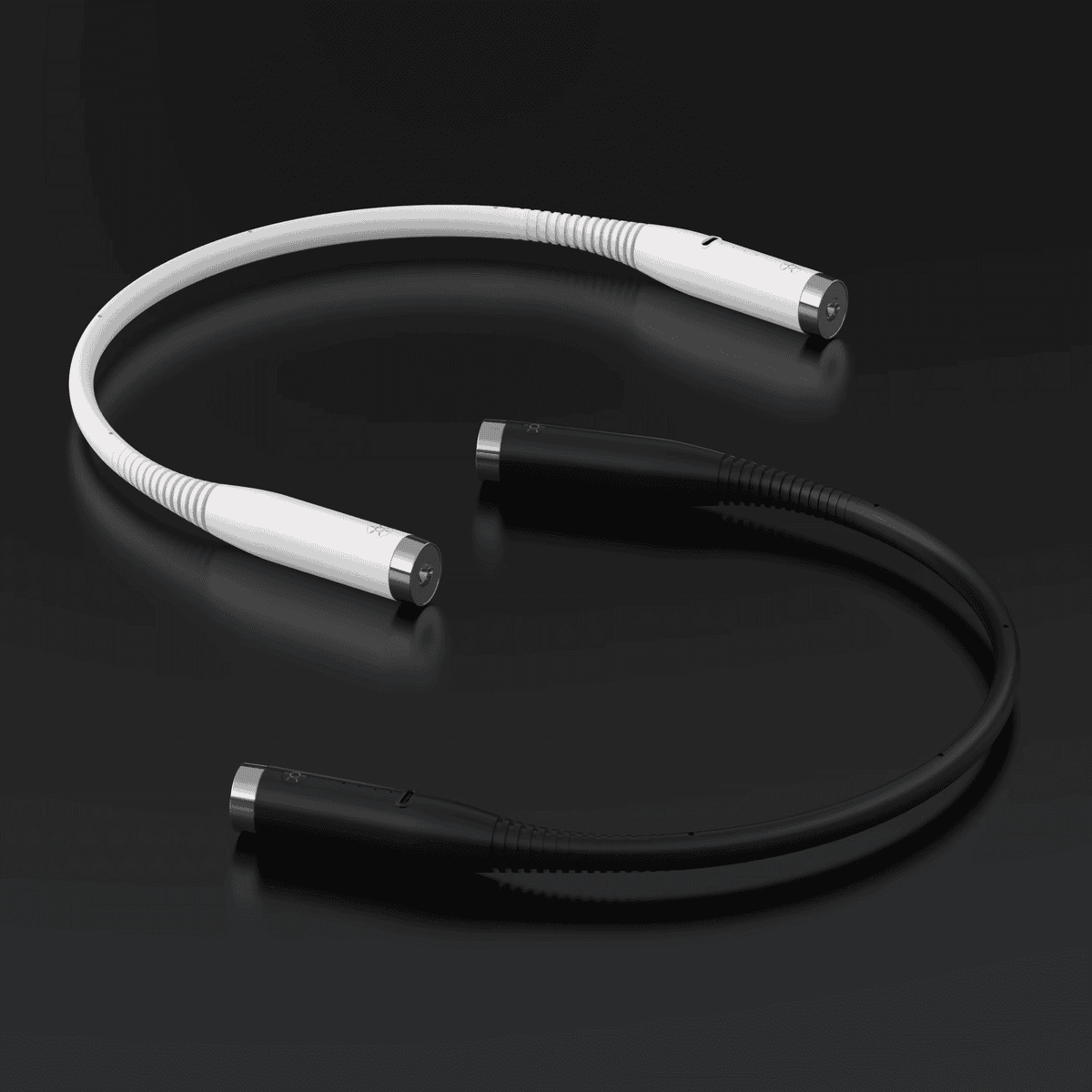 Innovative 2025 USB Rechargeable Battery Modern LED Reading Light Neck Lamp Handfree Stepless Dimming Three High CRI 90 Black