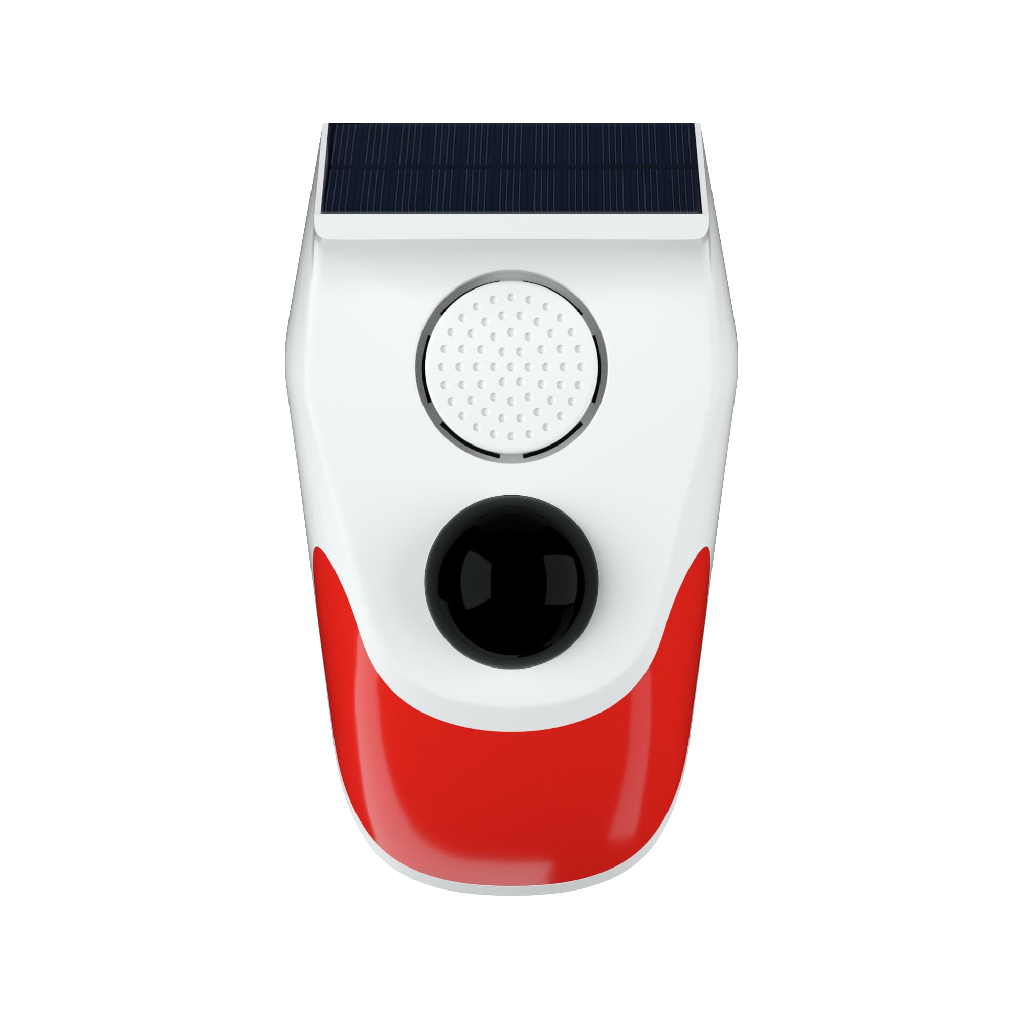 Wholesale Solar Garden Alarm With 5 Flashing Red Leds 120dB Sound Adjustment & Remote Control