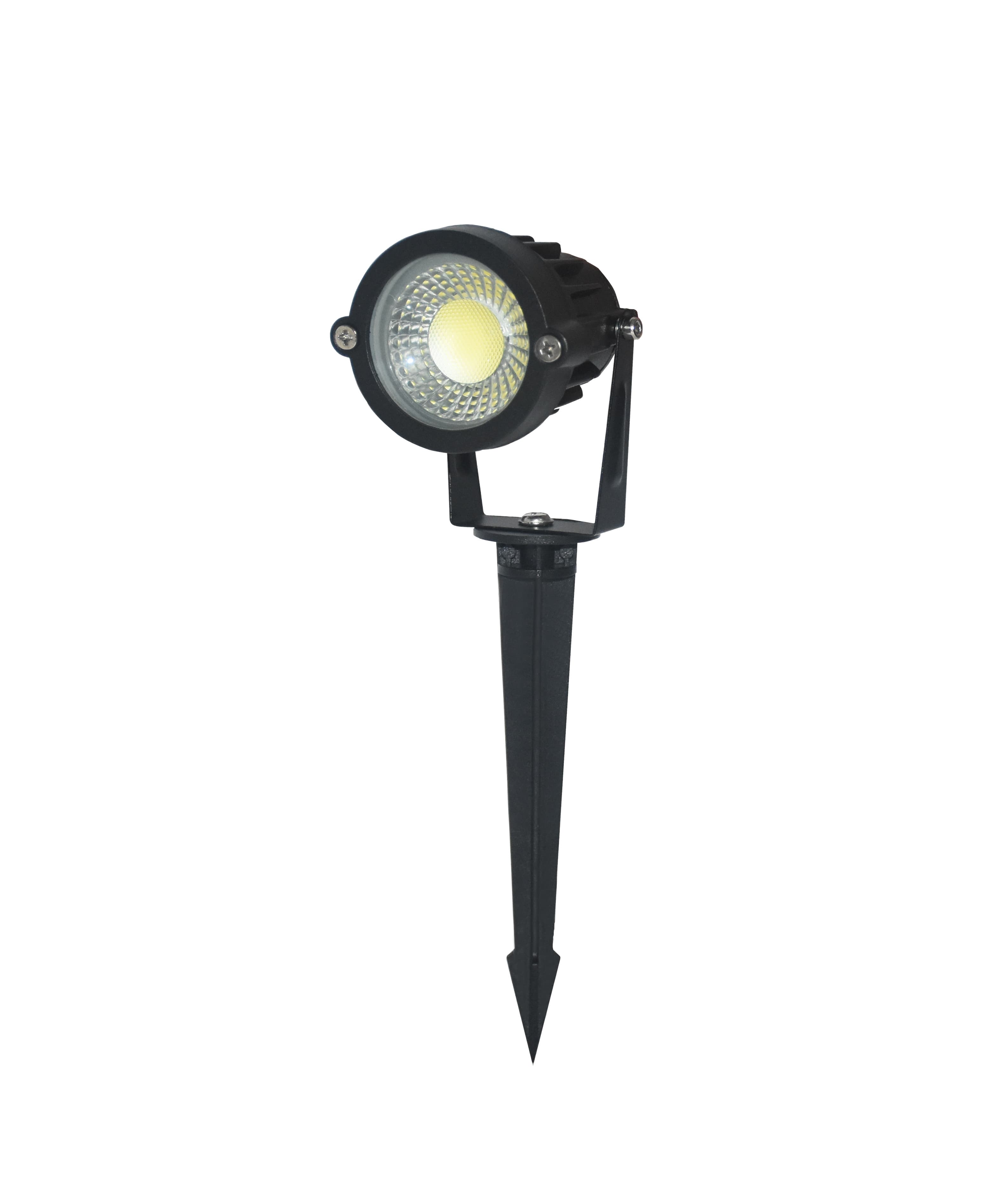 Everstar 2026 Wholesale New LED Garden Spotlight Lawn 5W 7W COB Spike Light IP65 Waterproof Cup Plastic Pathway Yard AC100-265V