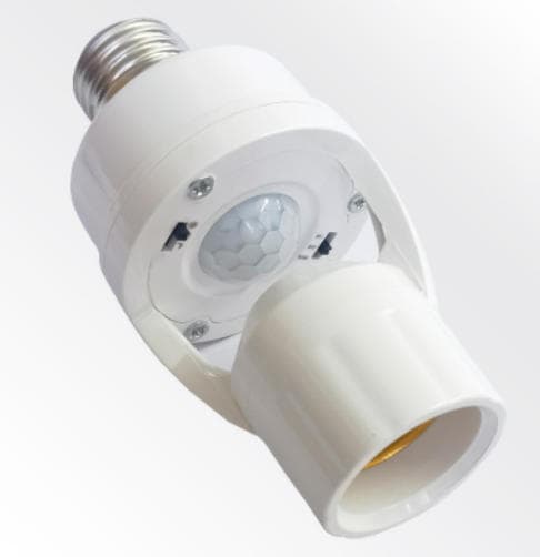 Hot sale Motion Sensor Light Socket Smart Screw in Light Bulb E27  Light Bulb Holder Adapter Control Auto On/off Light Control