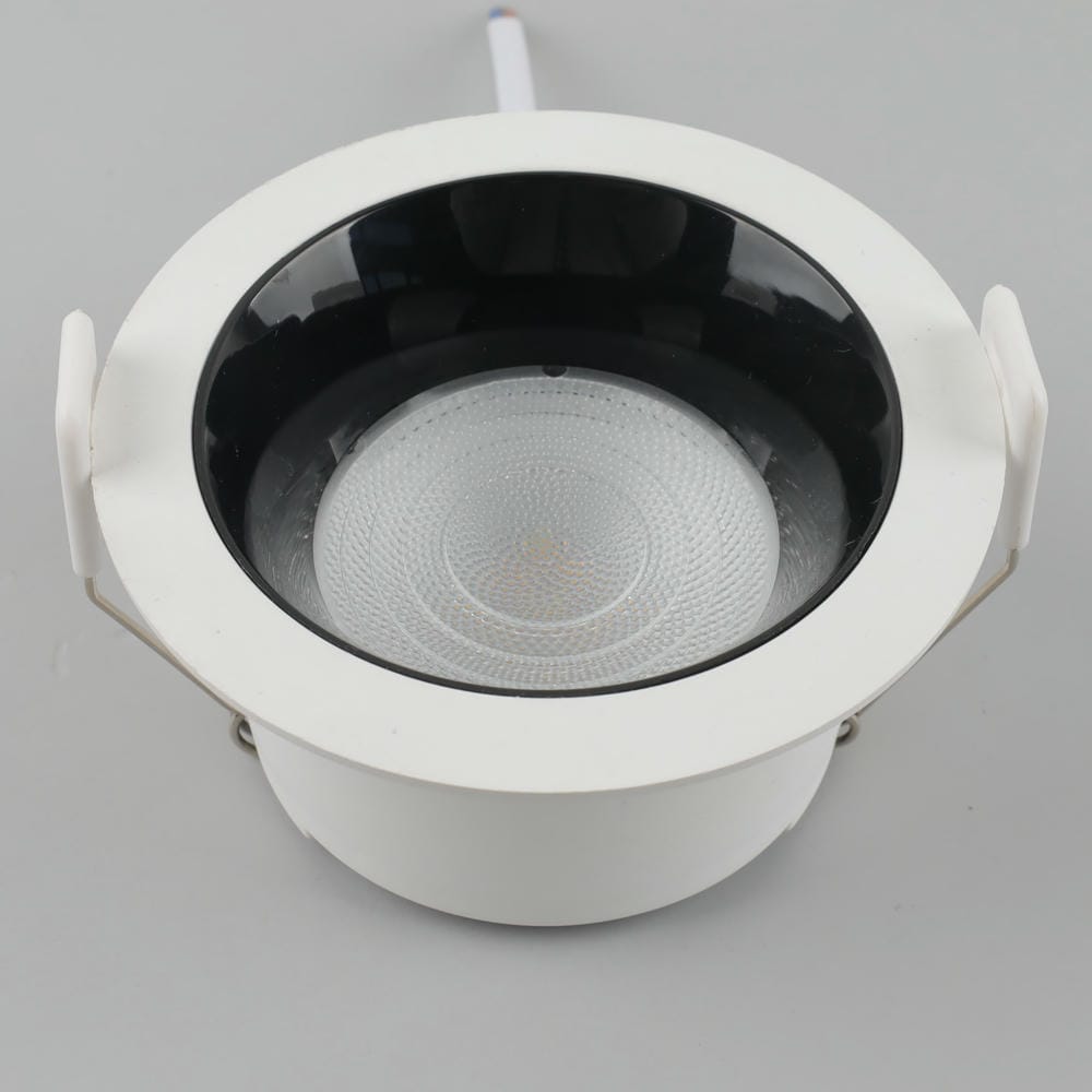Everstar Modern Aluminum Plastic Commercial Indoor LED Recessed Spot Light Ceiling Downlight 7W/12W/24W/32W IP20 3CCT Lamp