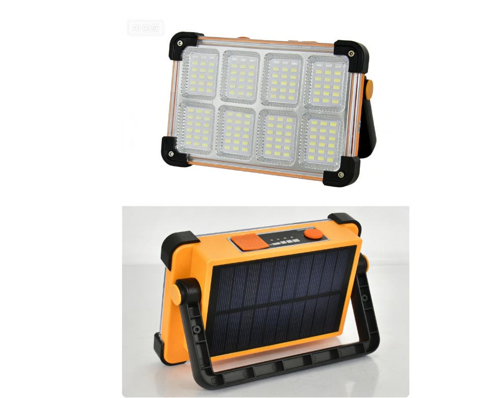 Hot Sale portable USB Charging Type-c  LED Garden Solar working  Light Waterproof ABS  Outdoor 6500K