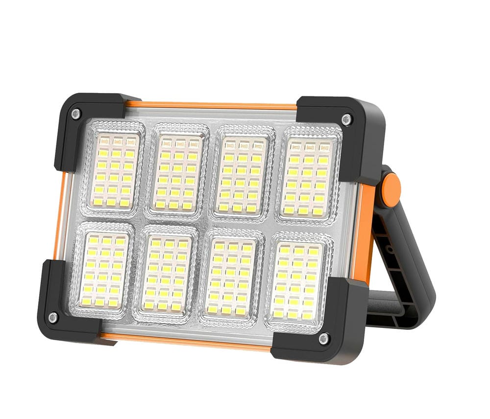 EVERSTAR 2026 LED Solar Rechargeable Battery DC IP44 Dimming Flashing Working Light Flood Light Small Outdoor Garden Camping Use