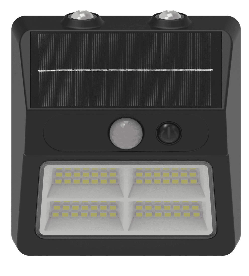 Factory Wholesale Small LED Wall Washer Solar Garden Wall Light PIR Sensor IP54 Waterproof Rechargeable Outdoor Easy