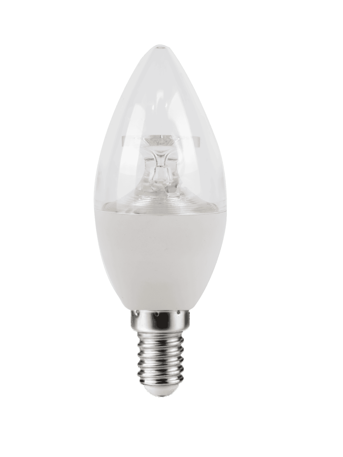 Wholesale E14 4W 6W LED Bulb Candle Lamp Light Guide Column C37 2835SMD Tip Bulb 185-265V Dimmable Light Bulb