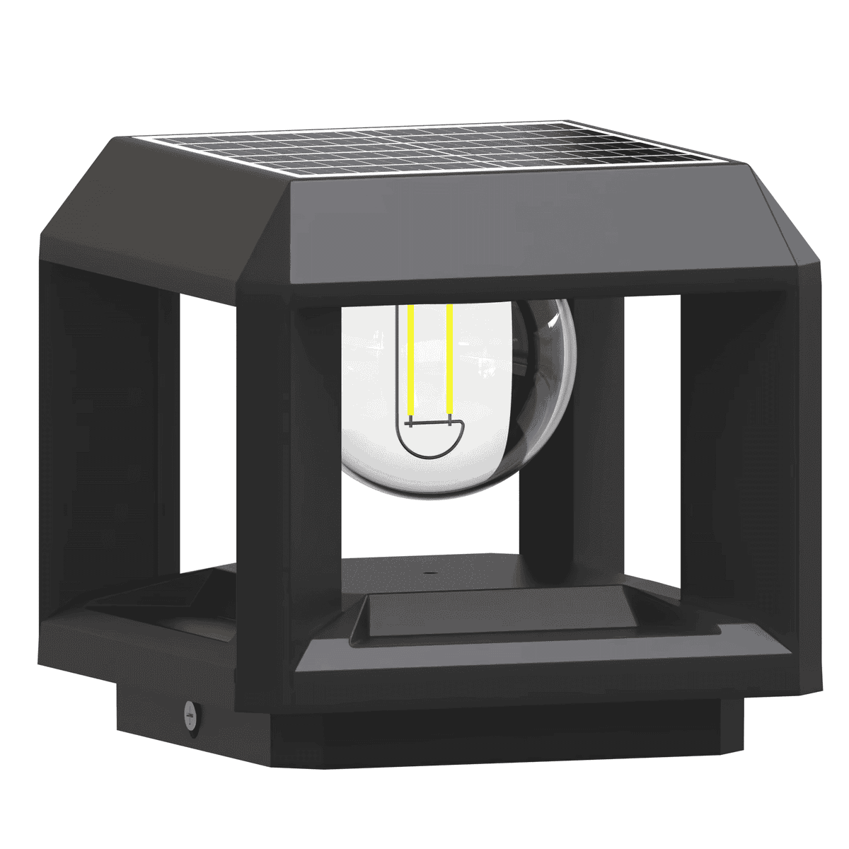 Wholesale Factory Price LED Solar Garden Light ABS Long Lasting Pillar Lamp Lithium Battery Wall Mount 3000K 6500K IP54