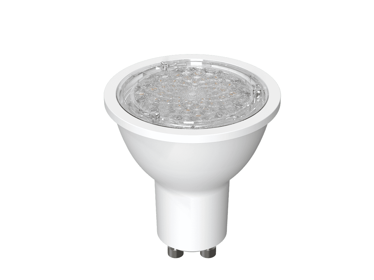 Wholesale Led Bulb GU10 For Downlight  7W AC180-265V 80lm/w Beam Angle 24° 38° 60° Plastic Aluminum Ra80