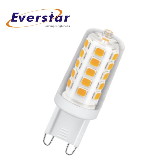 Everstar New ERP G9 Flicker Free PC 3W 300lm G9 Lampholder Dimmable G9 Led Bulb