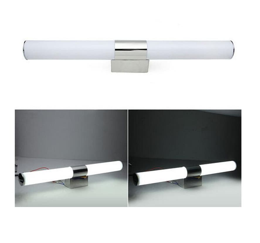 Modern Waterproof LED Decorative Wall Mount Mirror Light IP44 Rating for Home Bathroom Closet Hotel Makeup Lighting Metal Lamp