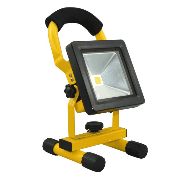 Wholesale 10w 20w 30w 50w  Portable LED Floodlight Worklight with Car Charge and Adaptor Rechargeable Led Work Light
