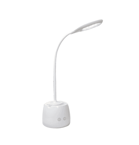 Modern Portable Flexible Rechargeable Dimmable LED Desk Lamp Table Light for Reading Studying with Auto Timer