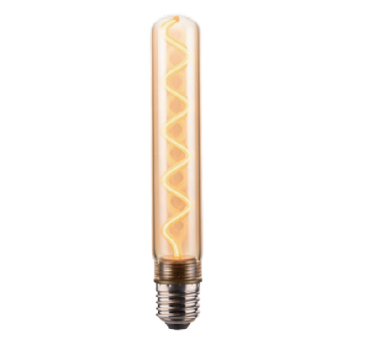 MR-T30A LED filament bulb glass 2W 100LM 1800K RA80 E27/E26 220-240v/110-130V 30*185mm