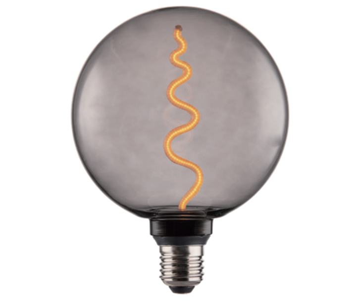 MR2-G125S-2W LED filament bulb glass 2W 100LM 1800K RA80 E27/E26 220-240v/110-130V 125*164mm