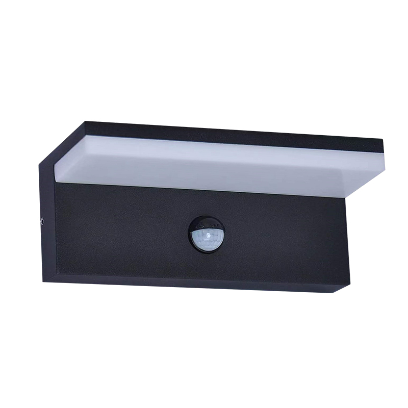 Aluminium+PC LED Wall Light Sensor