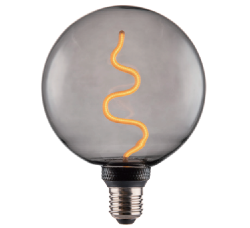 MR1-G125S-2W LED filament bulb glass 2W 100LM 1800K RA80 E27/E26 220-240v/110-130V 125*164mm grey