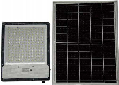 50W 100W 150W 200W 300W Clear IP65 Solar Flood Light  Remote Control  Highlight 800LM