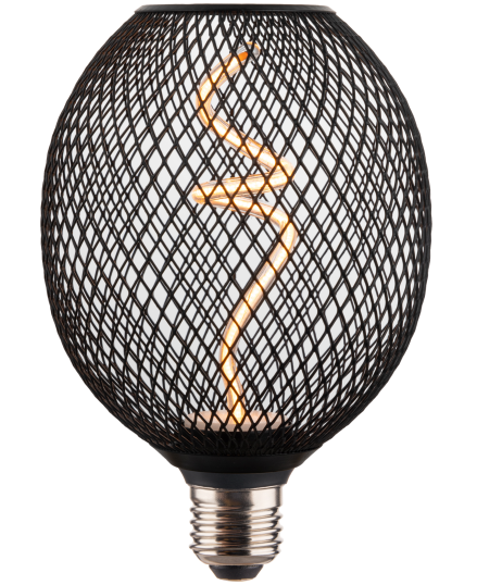 MR1-BMC110160-2W LED filament bulb glass 2W 100LM 1800K RA80 E27/E26 220-240v/110-130V 100*162mm GREY